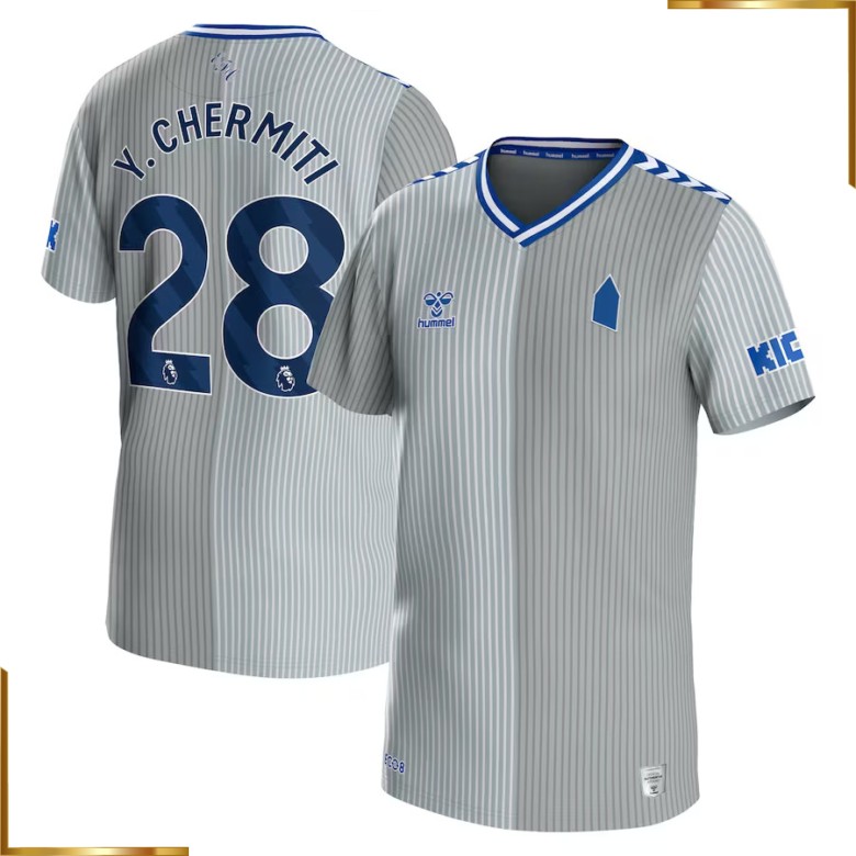 Camiseta Everton Y.Chermiti 2023/2024 Tercera Equipacion