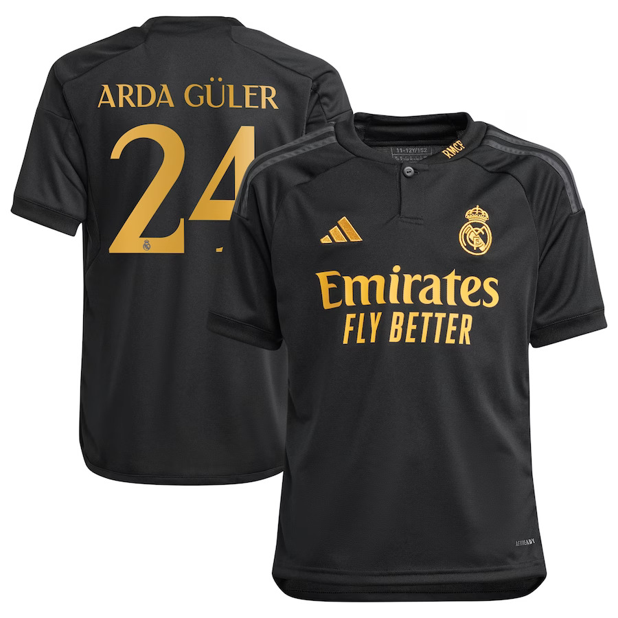 Camiseta Real Madrid arda guler 2023/2024 Tercera Equipacion