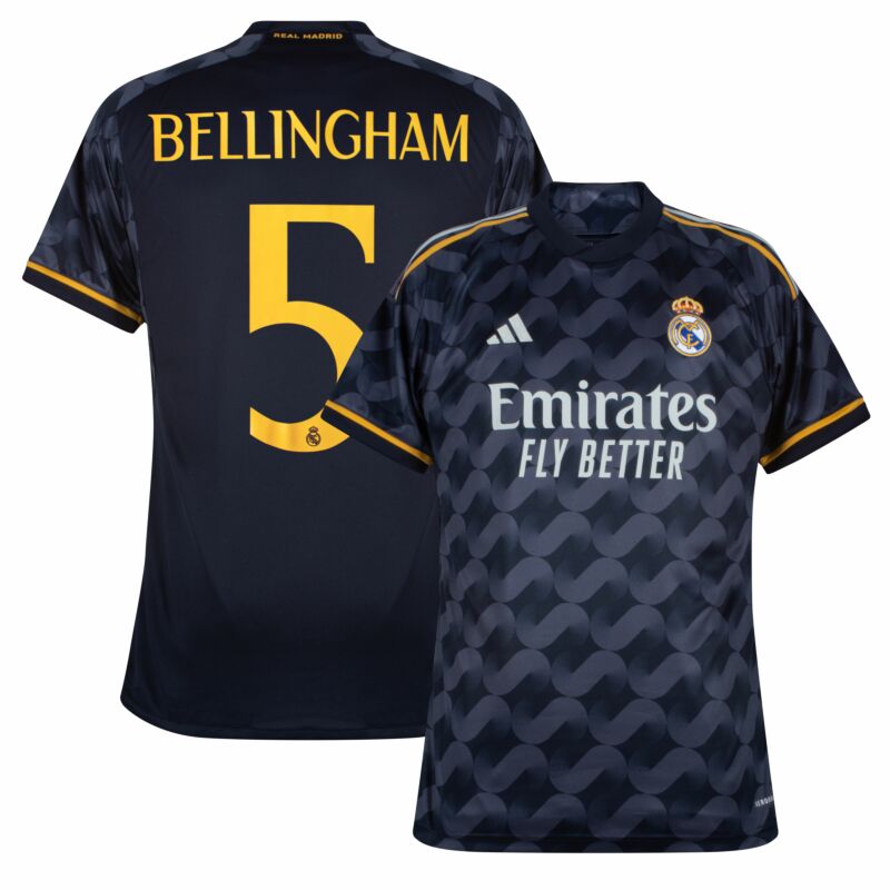 Camiseta Real Madrid bellingham 2023/2024 Segunda Equipacion