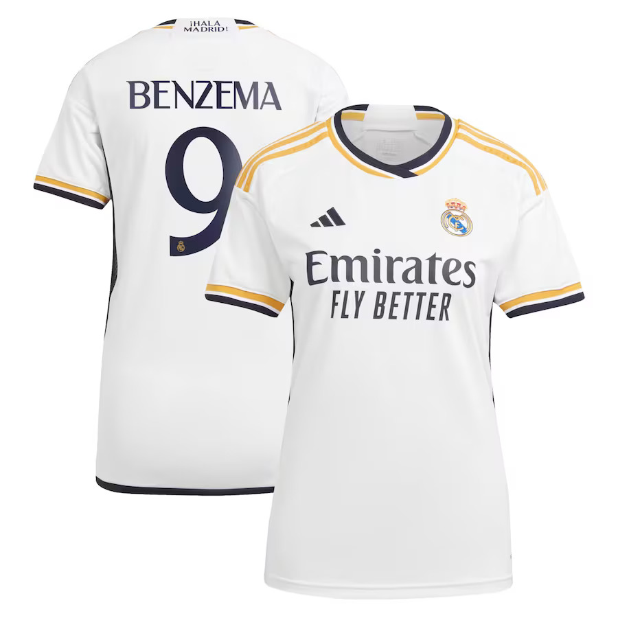Camiseta Real Madrid benzema 2023/2024 Primera Equipacion