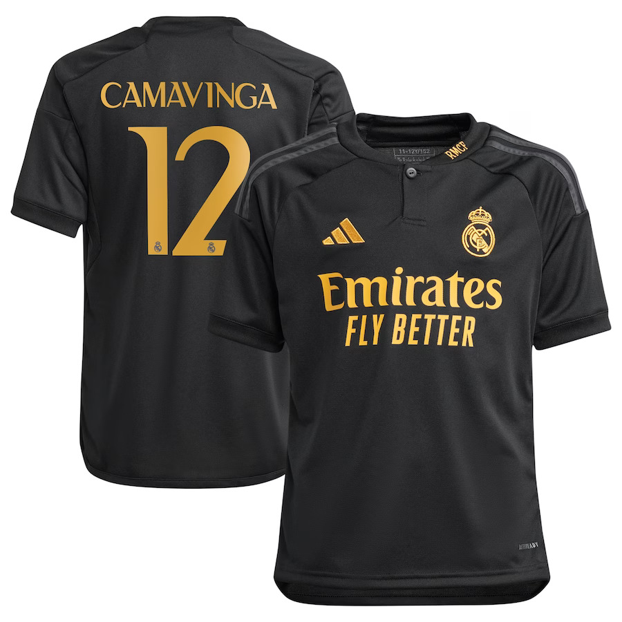 Camiseta Real Madrid camavinga 2023/2024 Tercera Equipacion