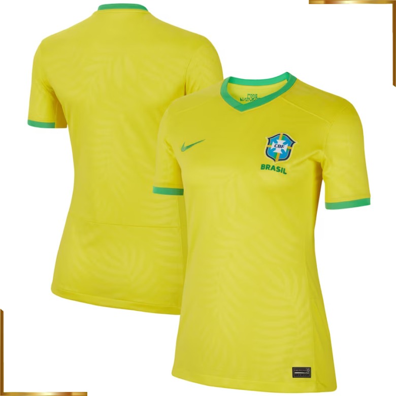 Camiseta Brasil Mujer 2023/2024 Primera Equipacion