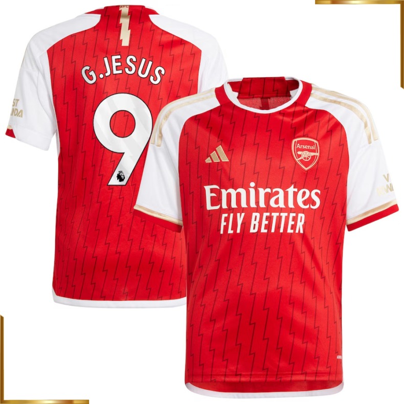 Camiseta Arsenal gjesus 2023/2024 Primera Equipacion