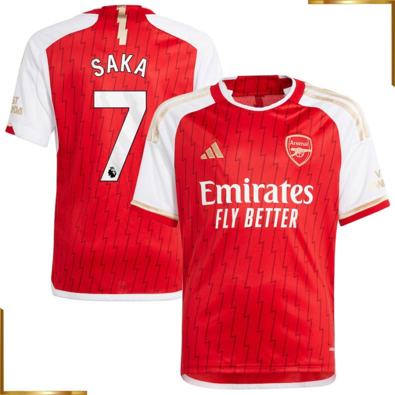 Camiseta Arsenal saka 2023/2024 Primera Equipacion