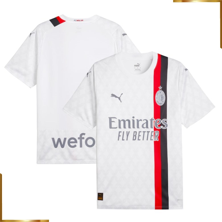 Camiseta Ac Milan 2023/2024 Segunda Equipacion