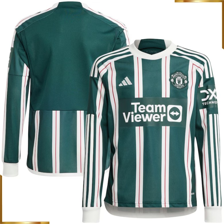 Camiseta Manchester United Manga Larga 2023/2024 Segunda Equipacion
