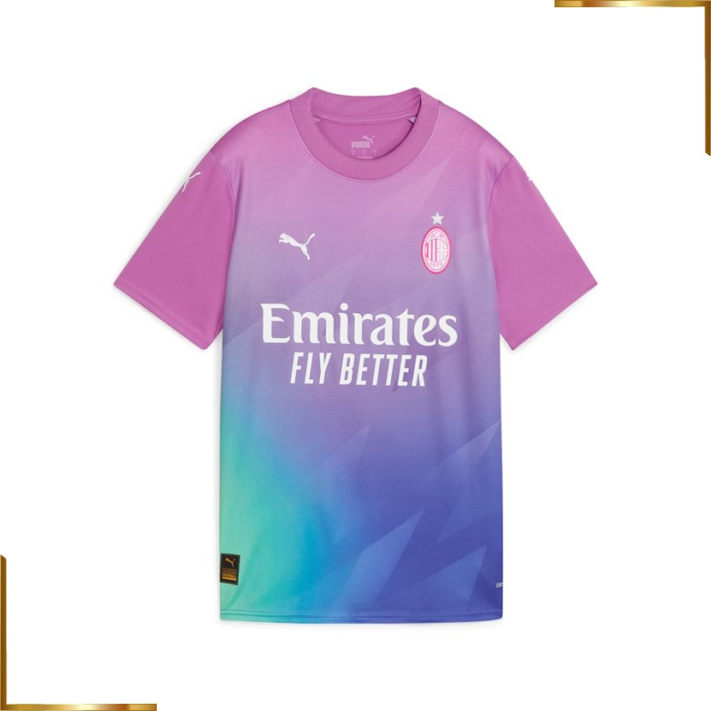 Camiseta Ac Milan Mujer 2023/2024 Tercera Equipacion
