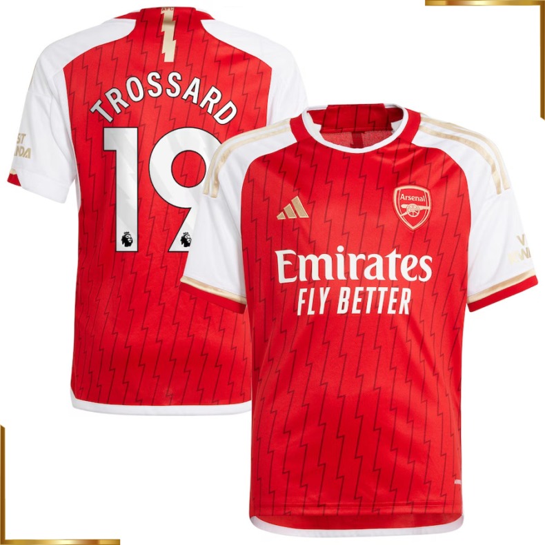 Camiseta Arsenal trossard 2023/2024 Primera Equipacion