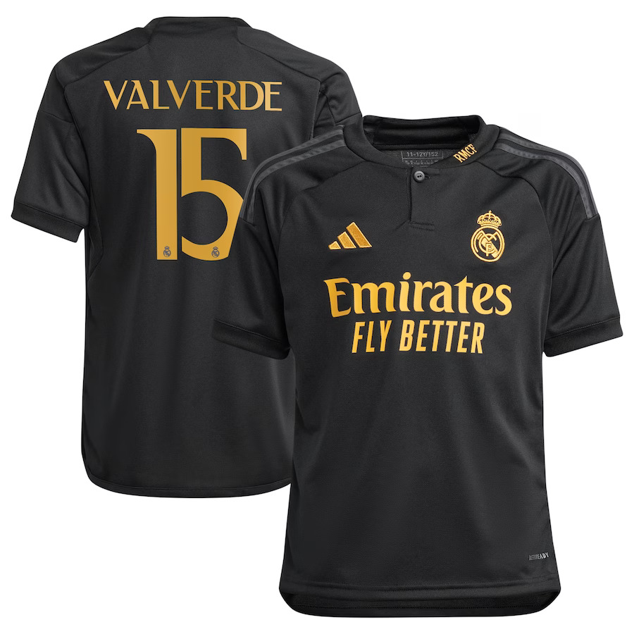 Camiseta Real Madrid valverde 2023/2024 Tercera Equipacion