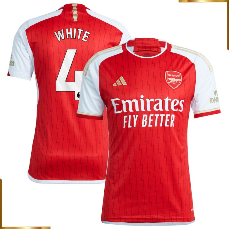 Camiseta Arsenal white 2023/2024 Primera Equipacion
