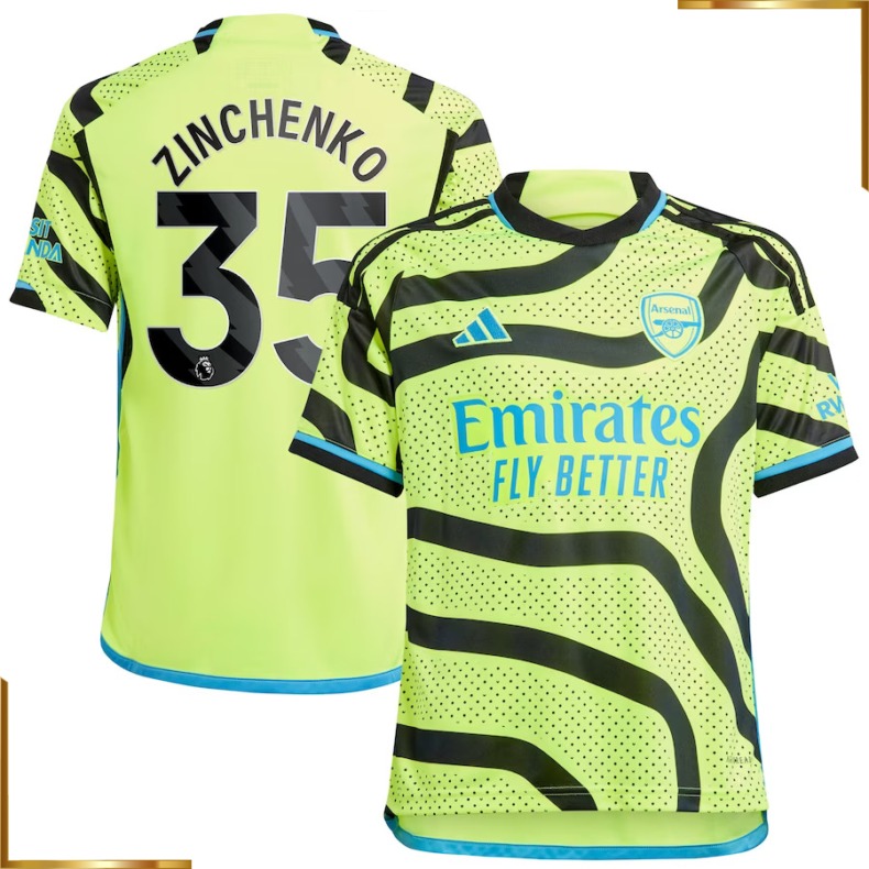 Camiseta Arsenal zinchenko 2023/2024 Segunda Equipacion