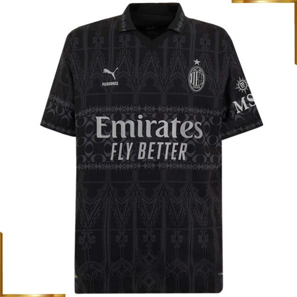 Camiseta Ac Milan 2023/2024 negro