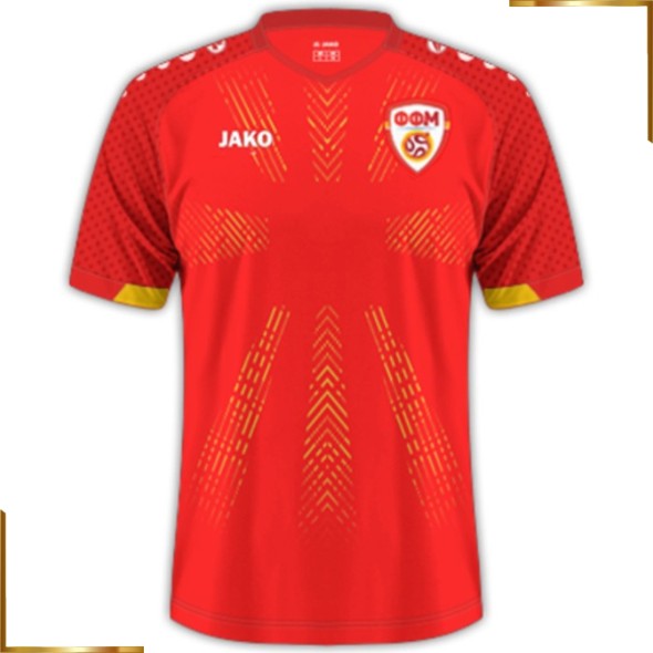 Camiseta Macedonia del Norte 2024 Primera Equipacion