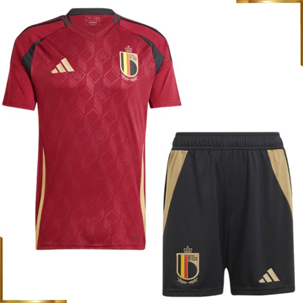 Camisetas de futbol Belgica Niño 2024 Primera Equipacion baratas