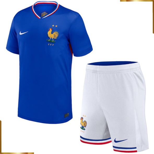 Camisetas de futbol Francia Niño 2024 Primera Equipacion baratas