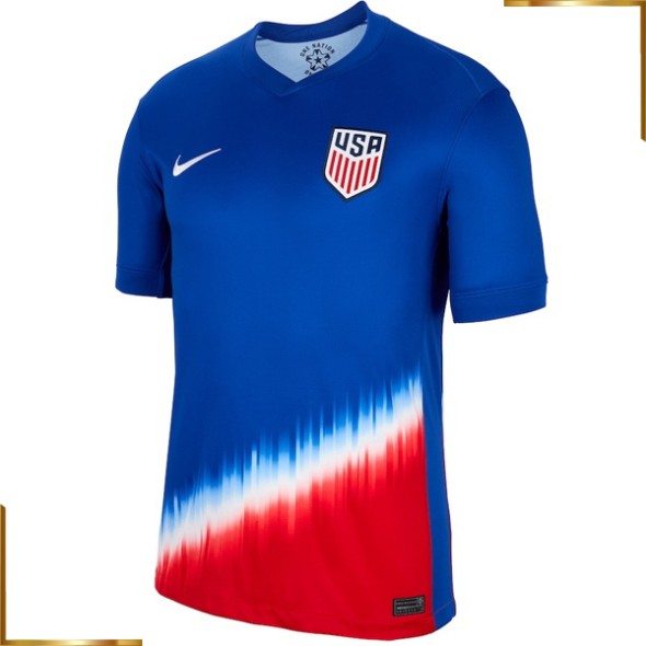 Camiseta Estados Unidos 2024 Segunda Equipacion
