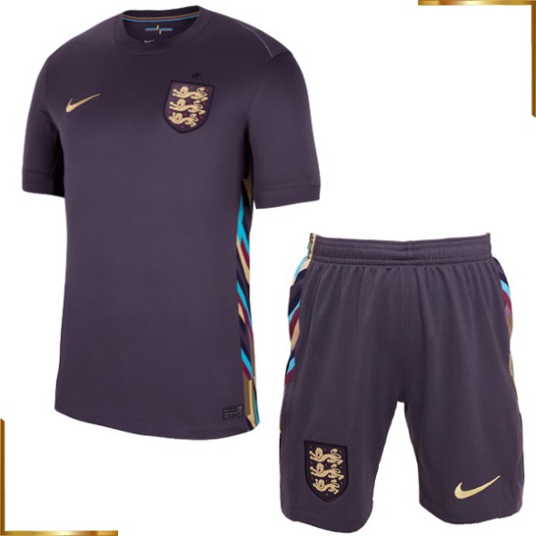 Camisetas de futbol Inglaterra Niño 2024 Segunda Equipacion baratas