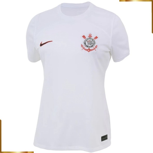 Camiseta Corinthians Paulista Mujer 2023/2024 Primera Equipacion