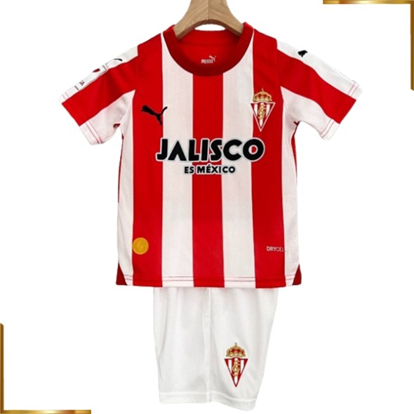 Camiseta Real Sporting De Gijon Niño 2023/2024 Primera Equipacion