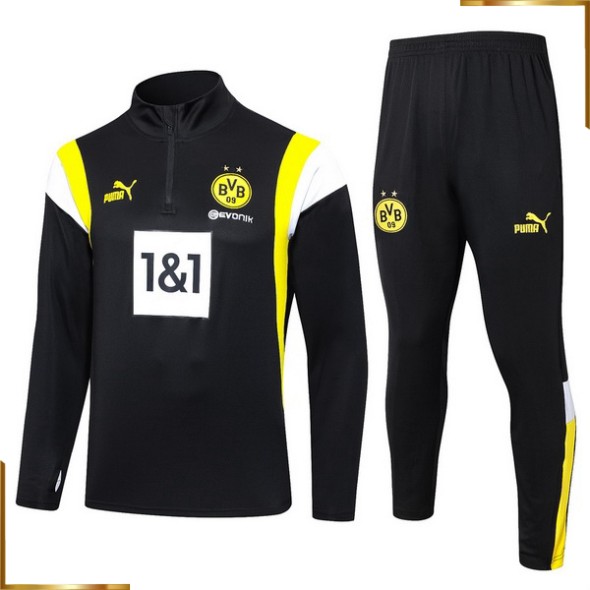 Chandal Conjunto Completo Borussia Dortmund 2023/2024 negro amarillo blanco