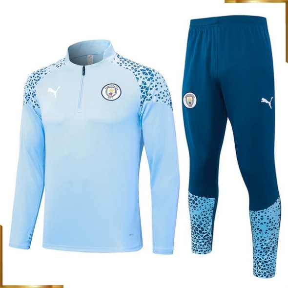 Chandal Conjunto Completo Manchester City 2023/2024 azul claro