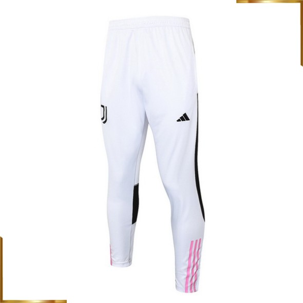 Chandal Pantalones Juventus 2023/2024 blanco rosa