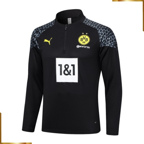 Chandal Borussia Dortmund negro gris 2023/2024